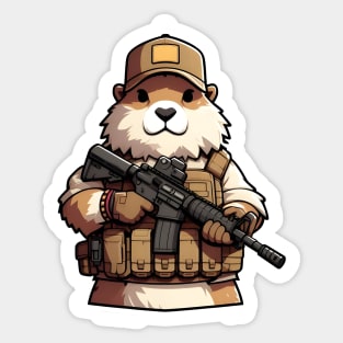 Tactical Groundhog Sticker